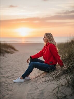 Y2K PINK Victoria's Secret Red Hoodie Sweater
NWT